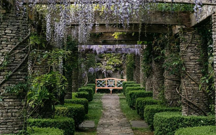 Bench at Highgrove gardens